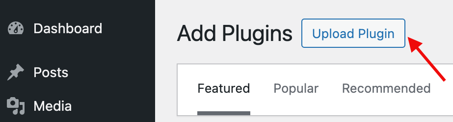 Wordpress Plugin Upload
